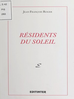 cover image of Résidents du soleil